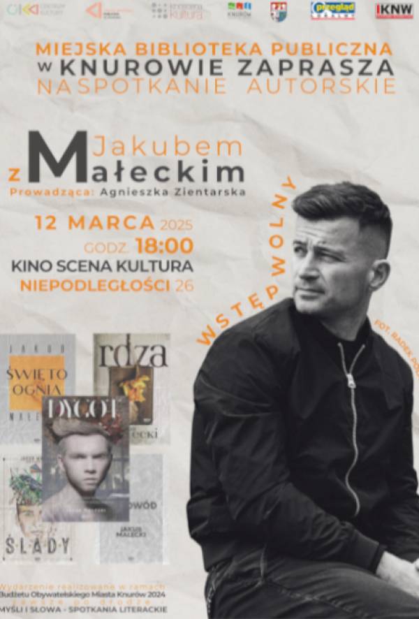 SPOTKANIE AUTORSKIE Z JAKUBEM MAŁECKIM