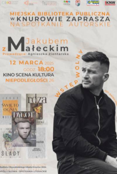SPOTKANIE AUTORSKIE Z JAKUBEM MAŁECKIM