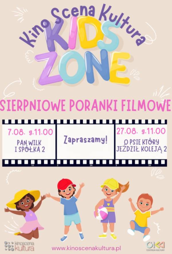 Poranki filmowe w sierpniu
